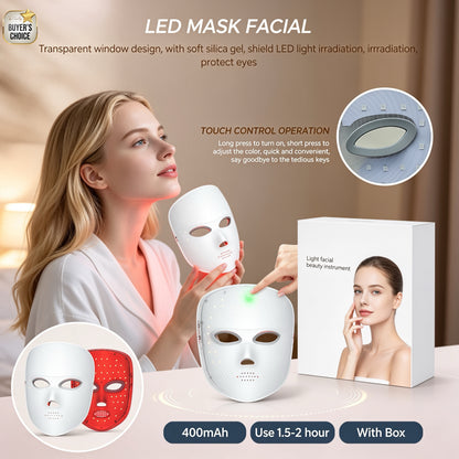 7-Color LED Face Mask